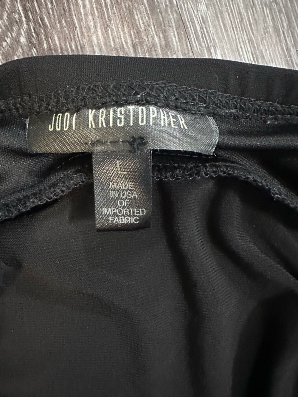 Jodi Kristopher Black Ruched  Mini Dress - Picture 4 of 4